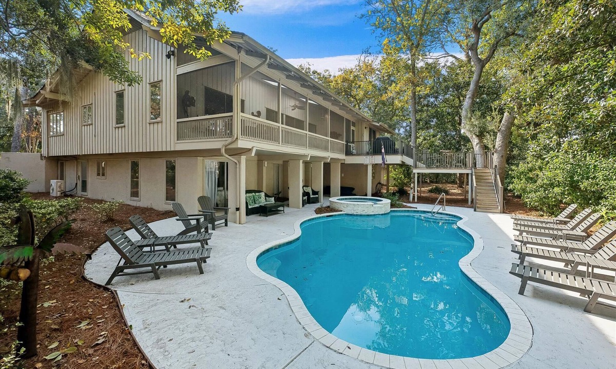 Beach Lagoon House | 3rd Row Ocean Home in Sea Pines