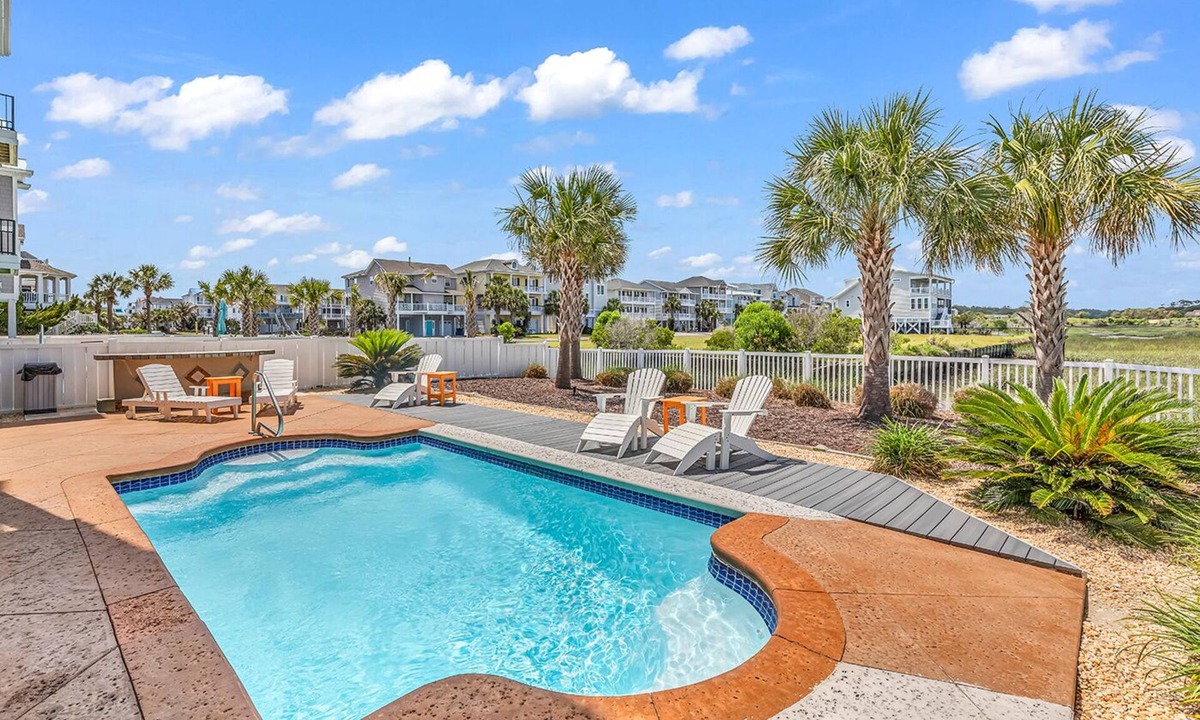 Ocean Isle Beach House | 5-bedroom Vacation Home Just a Short Walk to Ocean, Elevator, Heated Pool