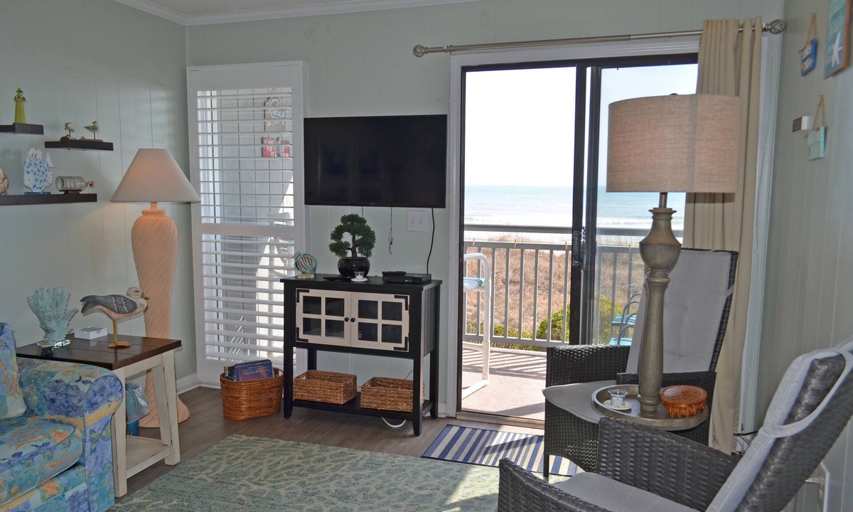 Murrells Inlet Condo | A Place at the Beach II 2H - Ocean Front in Garden City Beach