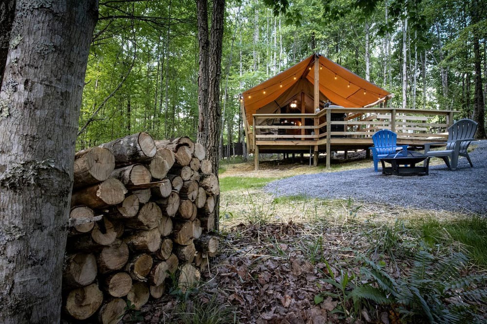 Hico RV Rental | African-Themed Safari Tent for Glamping in West Virginia