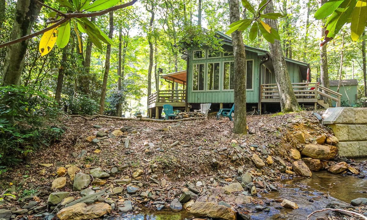 Todd Cabin | Cool Days. Cozy Nights - 2BR/2BA Creekside, Pets Allowed, Fire Pit