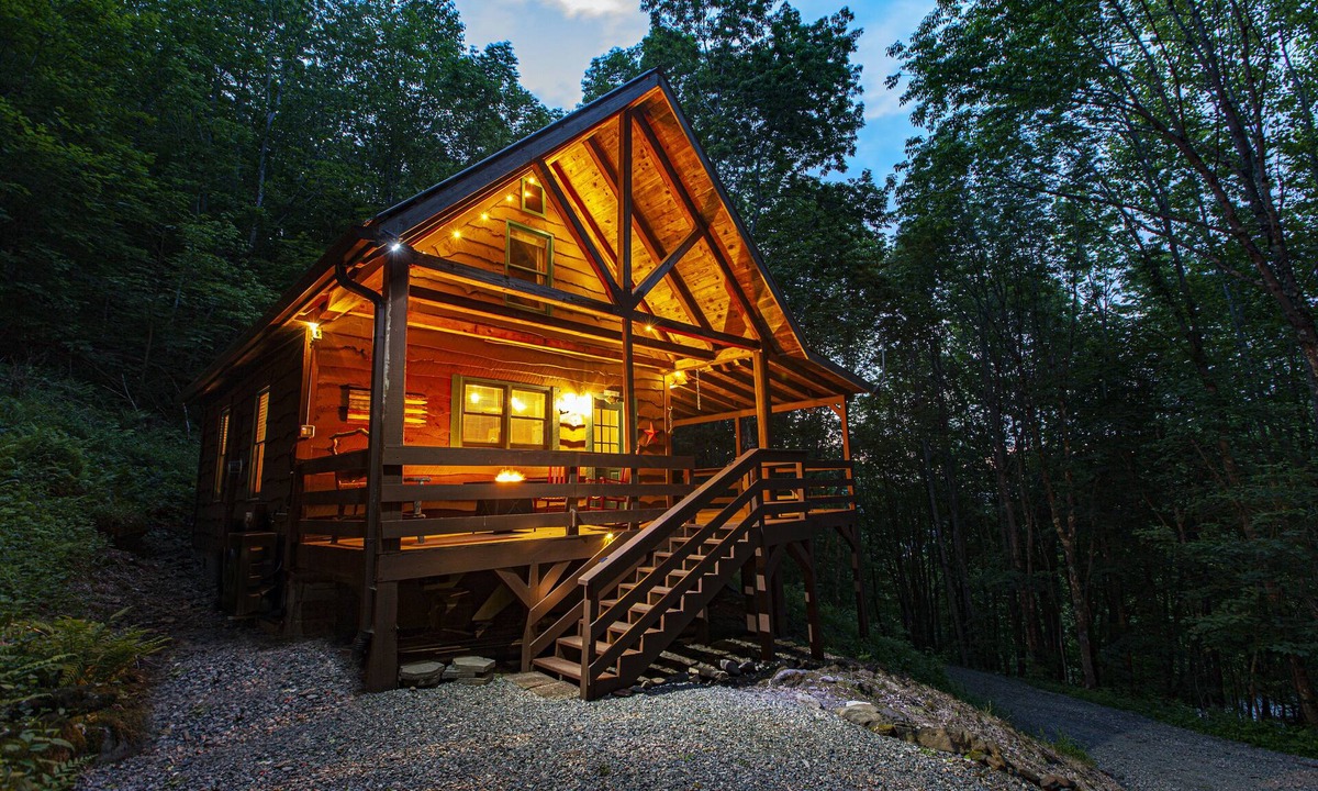 Zionville Cabin | Cool Off this Summer in your own 3 acre Mountain Forest!