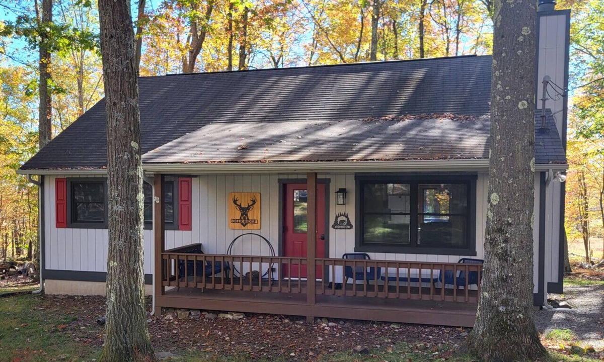 Terra Alta Apartment | Deer Ridge Cozy 2-Bed Cabin w/fire pit & fireplace