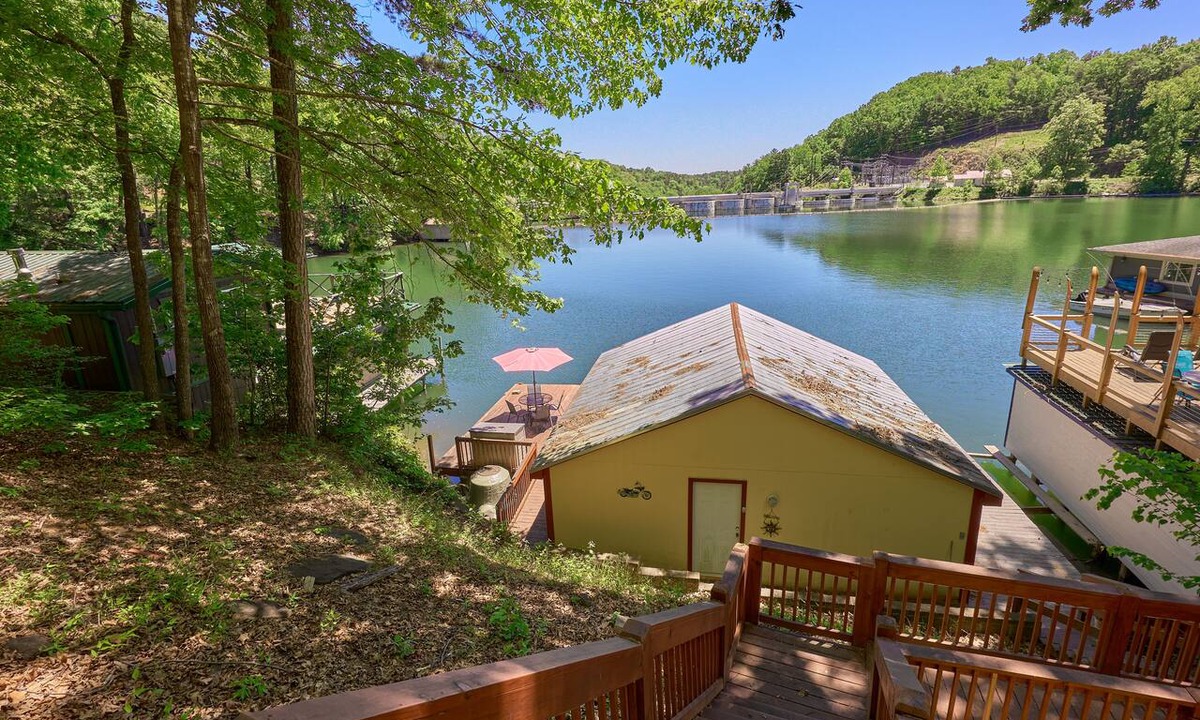 Sunset Cove Cottage | Enjoy the sunrise in the trees at Lake Lure