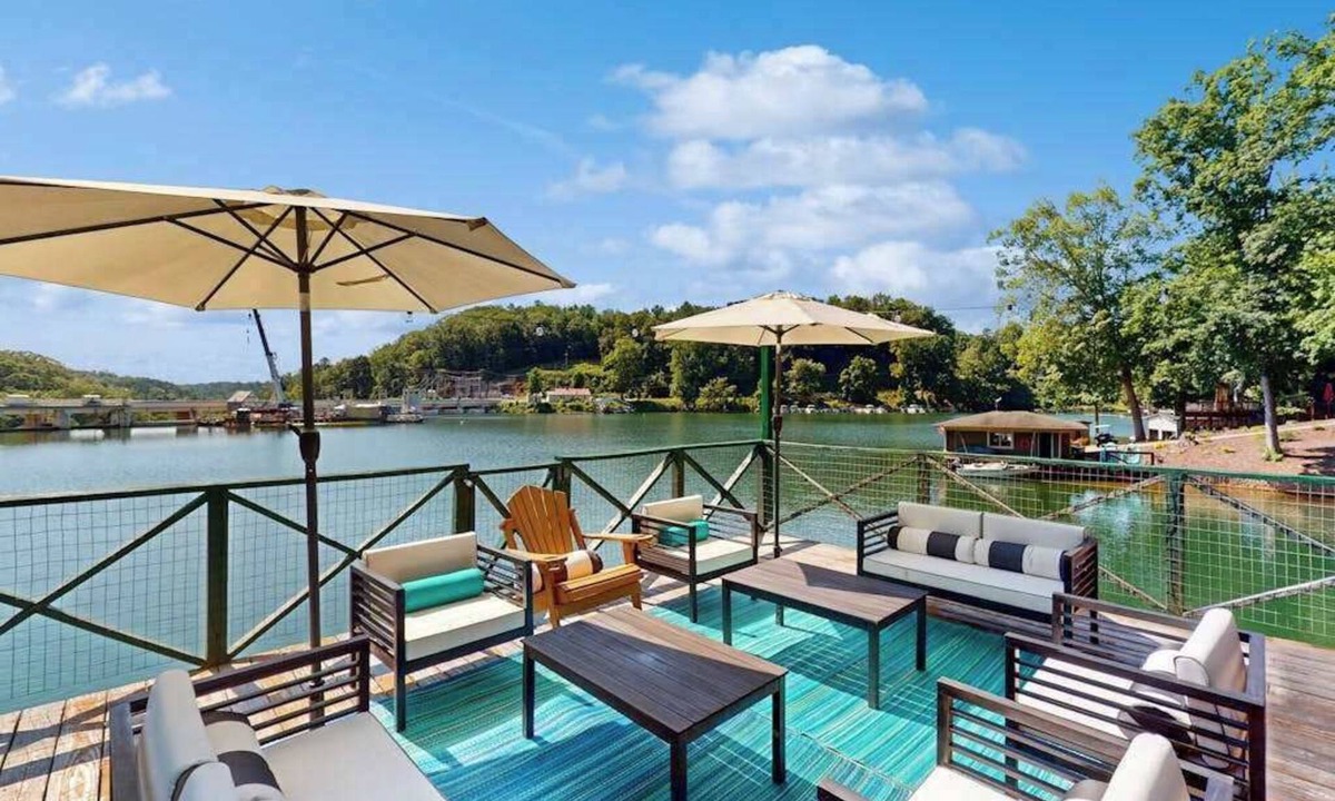Sunset Cove Condo | Escape to Tranquility: Cozy Cabin Retreat with Dock & Outdoor Living