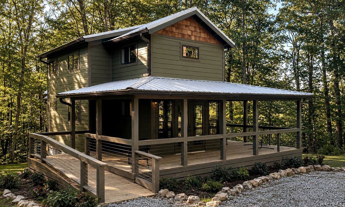 Monteagle Cabin | Fully Stocked Cabin Nestled Among the Trees in Tennessee
