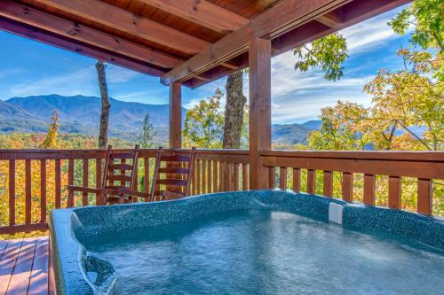 Black Bear Falls House | Game Room & Hot Tub! Black Bear Falls Resort Cabin