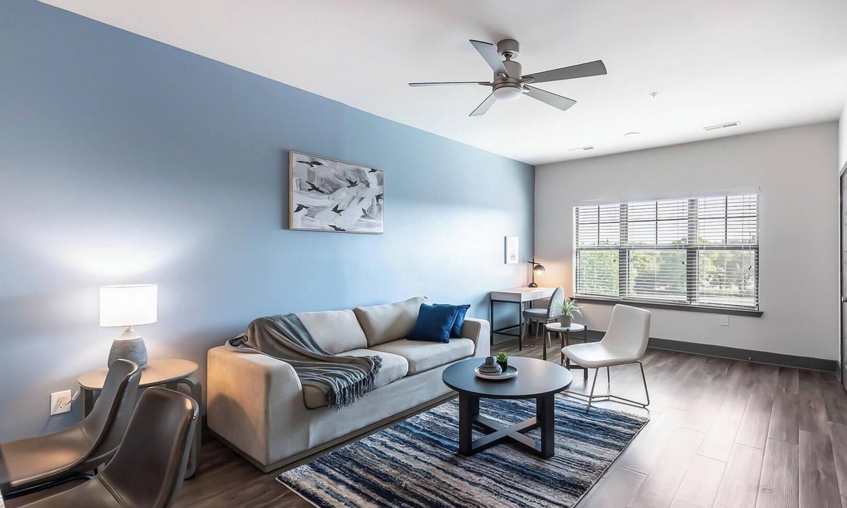 Hurstbourne Apartment | Landing | Modern 1BD, Clubhouse, Gym