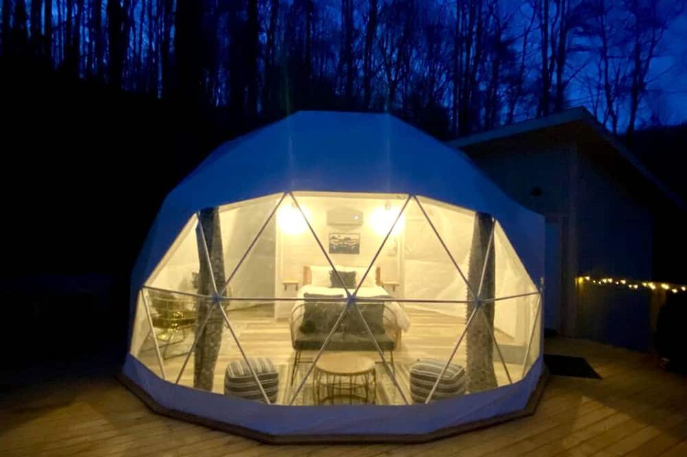 Todd Cabin | Luxury Redefined: Todd, NC Dome with Private Hot Tub, Unparalleled Views, and Outdoor Oasis