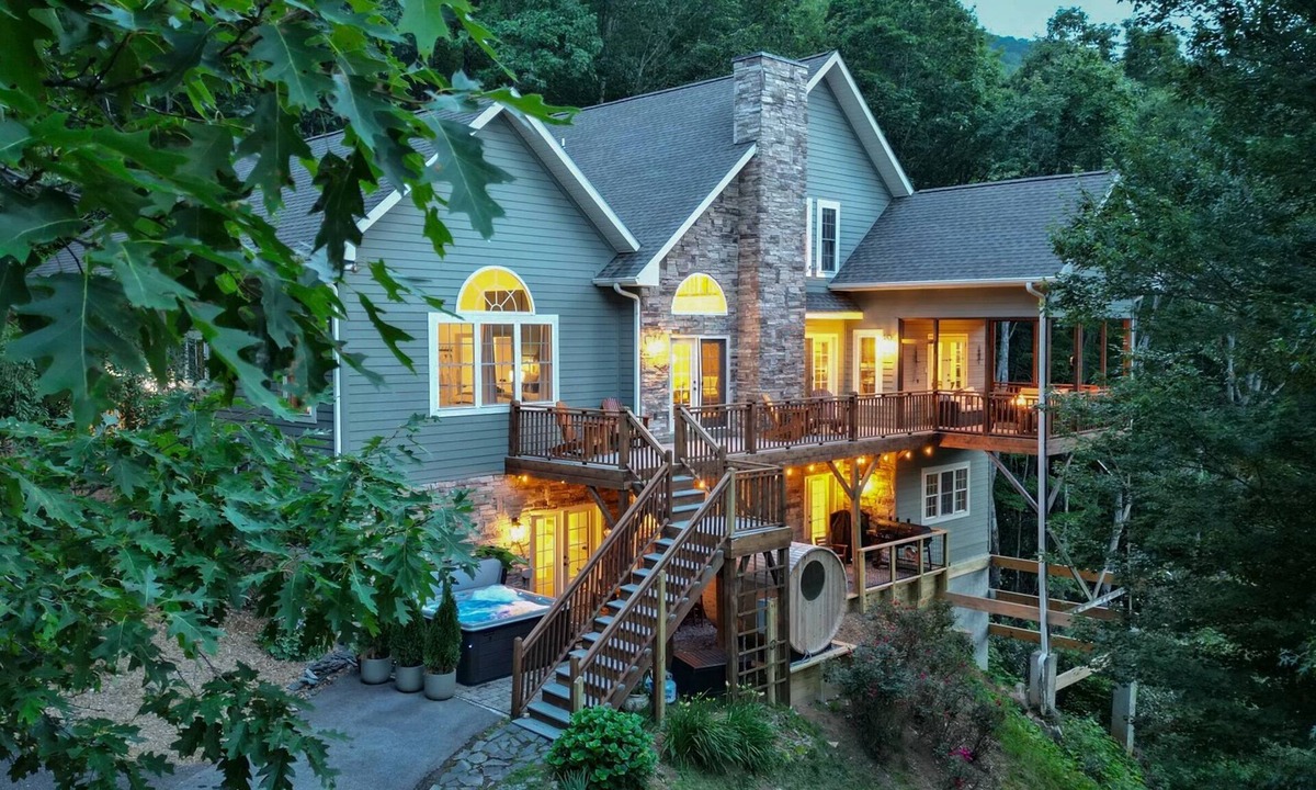 Candler House | Mountain Views, Games, Cinema, Spa |Cardinal Ridge