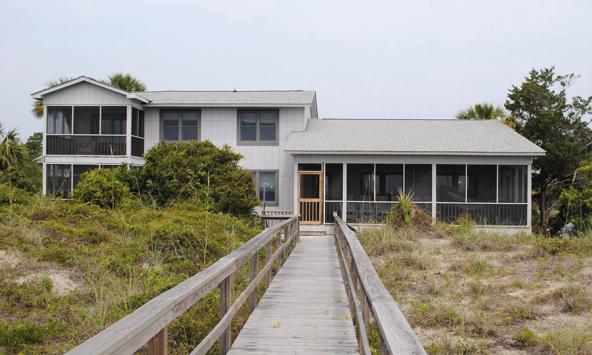North Litchfield Beach House | Oceanfront home with private walkway to the beach at North Litchfield in Pawleys Island.
