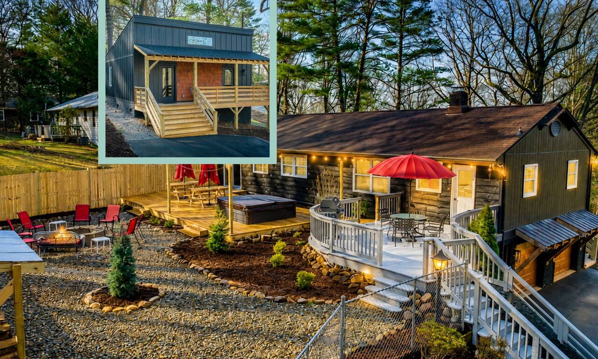 Royal Pines House | Our Mountain Retreat | 6-Bedroom Asheville Vacation Rental with Guest House, Hot Tub & Game Room