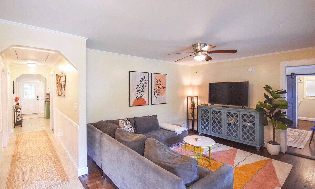Southern Pines House | Pet-Friendly w/Fire Pit, Huge Fenced Backyard