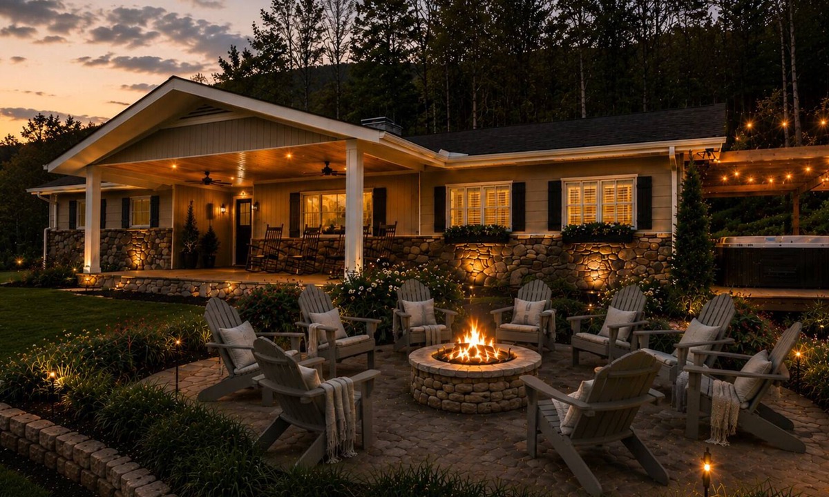 Weaverville House | Private 12-Acre Mountain Retreat - Hot Tub, Pond & Creek minutes from Asheville