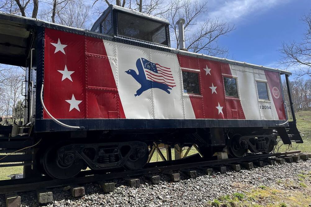 Clyde House | Romantic Caboose Great for Glamping Experiences in North Carolina