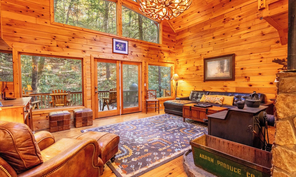 Ellijay Cabin | Rushing Creek Cabin, Private Haven, 5 Acres to Explore
