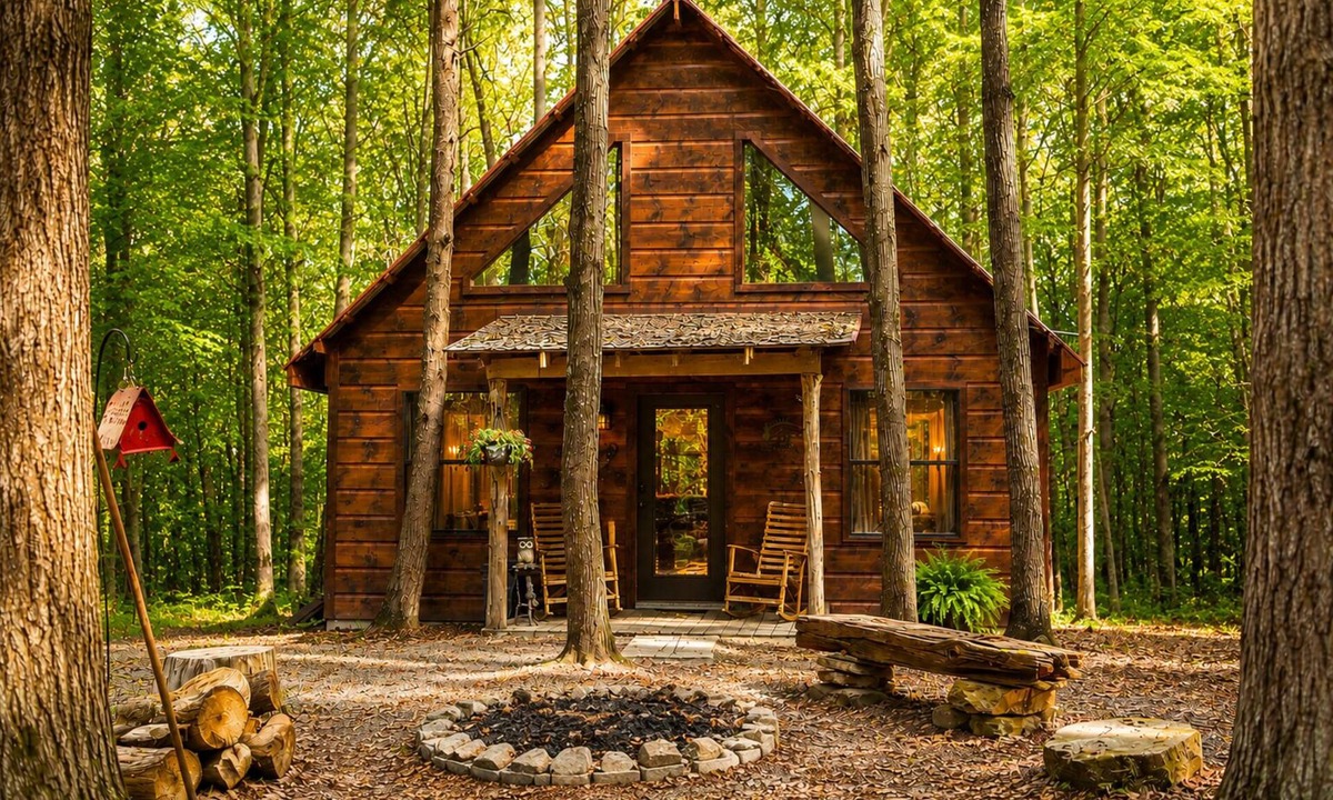 White Bluff Cabin | Secluded Cabin Outside of Nashville - The Lodge at Oak Haven Farm