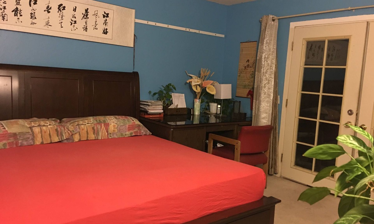 Pleasanton House | Separated Master bedroom with privacy