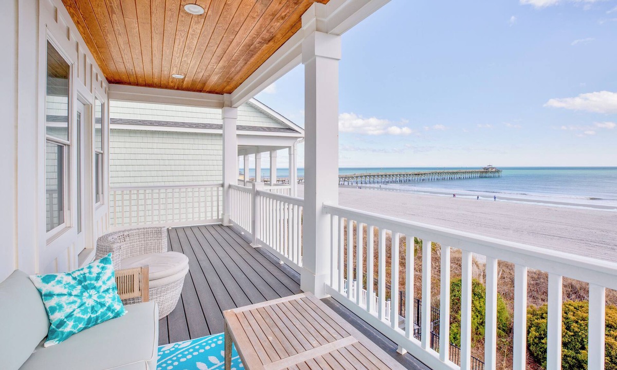 Cherry Grove Beach House | Serenity Hideaway: Oceanfront w/Pool & Stunning Views