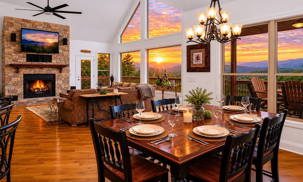 Cosby Cabin | Sleeps 16 - Game Room - Hot Tub - Fire Pit - Private Acre