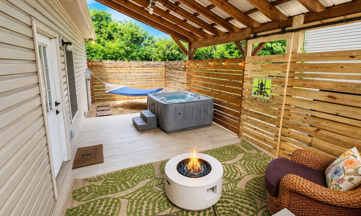 Candler House | Stylish Asheville Retreat w/Hot Tub, Fire Pit & Private Patio Near Downtown.