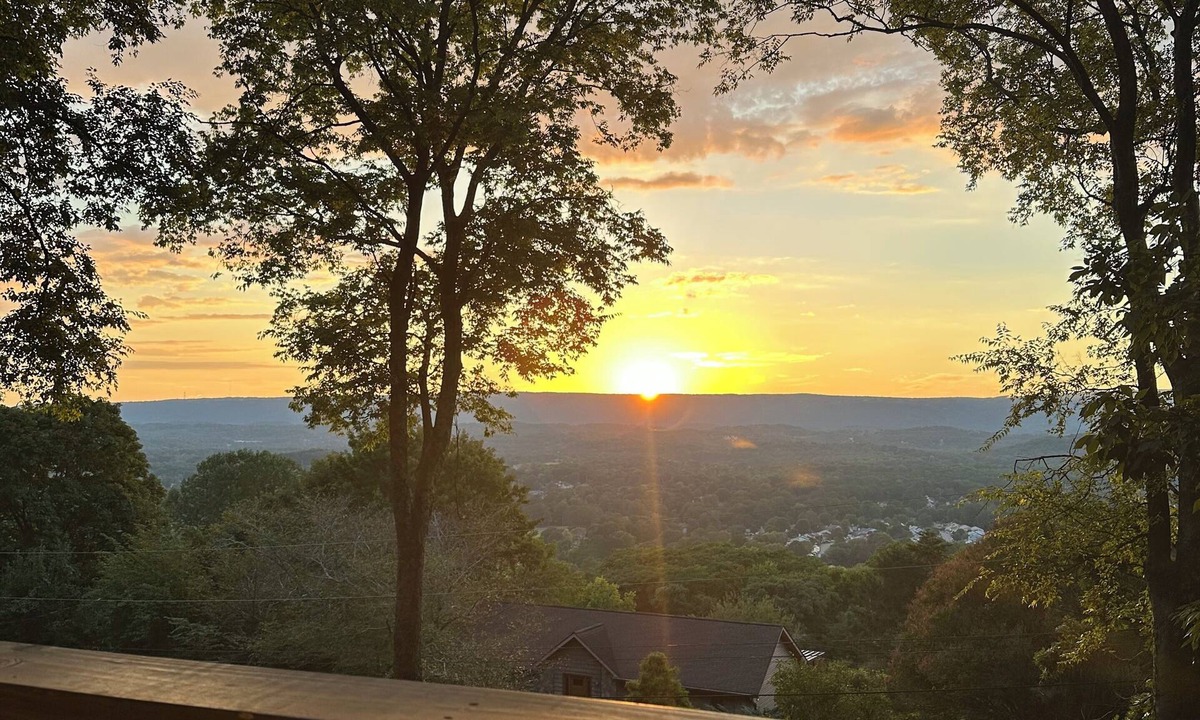 Hixson House | The VIEW ! Beautiful house on Big Ridge with spectacular view from front porch!