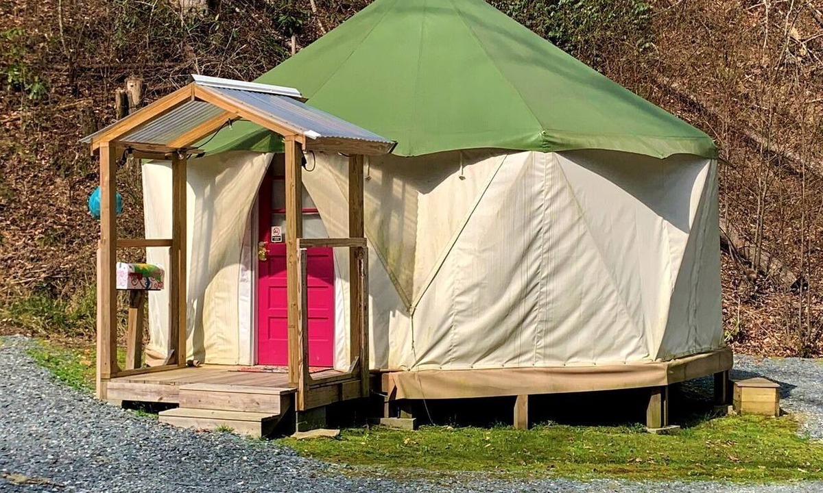 Bryson City RV Rental | Unique Yurt-Dome Hybrid on Amazing Glampground near Bryson City, North Carolina