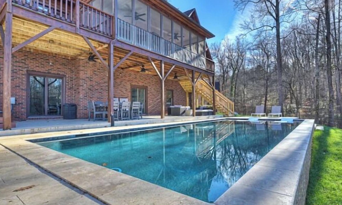 Troutman House | Winding Down |Pool & Hot Tub | Sleeps 20 |Sports Den