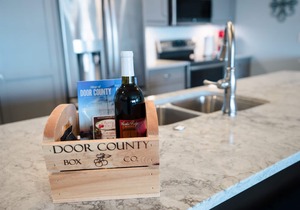 Downtown, luxury unit! Water View, Walking Distance to all of Sister Bay! in Sister Bay