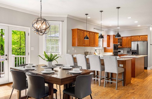 Leicester House | 15 Min to Asheville! Luxury Home w/Pool, Hot Tub, Game Room