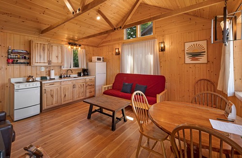 West Beach Cabin | 2BR Beachfront Cabin on epic west-facing sand and pebble beach!