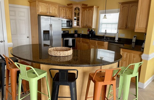 Ocean Isle Beach House | 5BR Luxury w/Pool, Ocean Views & Walk to Everything! August dates available!