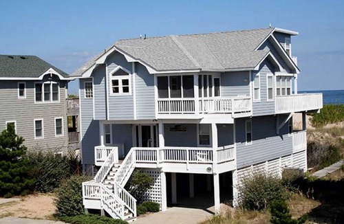 Ocean Sands House | 6BR Oceanfront | Pool | Hot Tub | Balcony