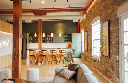 Canal Park Condo | Aerial East | The Brix | Luxe Loft in Canal Park