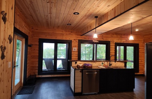 Pine River Cabin | Bear Paw Cabin on the lake, with private water access, quiet getaway sleeps 6