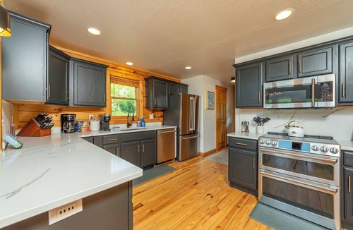 Wolf Laurel Cabin | Big Views Near Asheville New Hot Tub New Grill