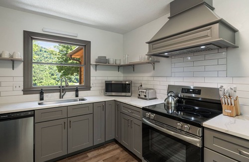 Leicester Cabin | Bobwhite Hill by CM | Large Home w/Pool, Sports Court, & Mountain Views