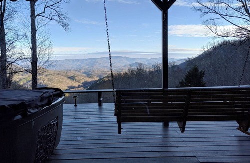 Bryson City Ski Chalet | Bryson City Mountain Top Experience with stupendous view