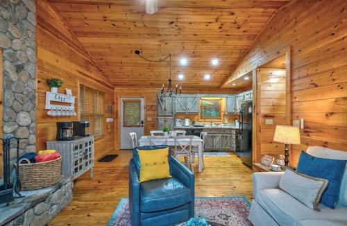 Blue Ridge Cabin | Cabin in Blue Ridge Hot Tub, Games, & Creek!