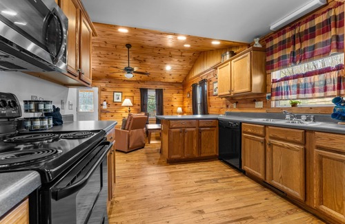 Bryson City Cabin | Cabin near creek w/hot tub and fire pit -Stay at World's Inn