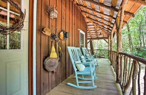 McDowell Cabin | Cabin on Mountain Stream, Surrounded by Forest