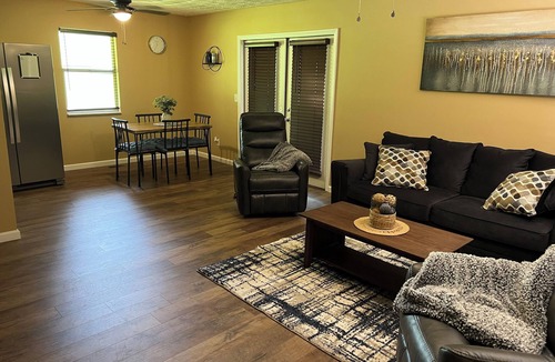 Raceland House | Charming 2-bedroom house located in beautiful wooded setting!