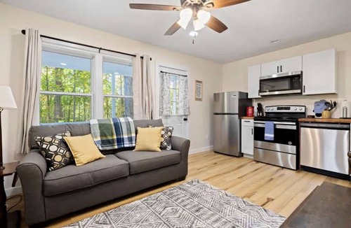 Hendersonville House | Cozy 1BR Cottage w Firepit Close to Downtown