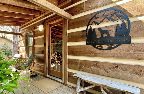 Boone Cabin | Cozy Mountain Cabin with Fenced Yard and Hot Tub! Dogs Welcome!