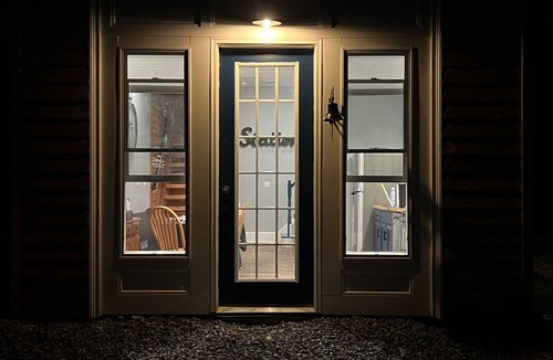 Martinsburg House | Custom Train-Themed Lodge on 7 Private Acres with Walking Trails