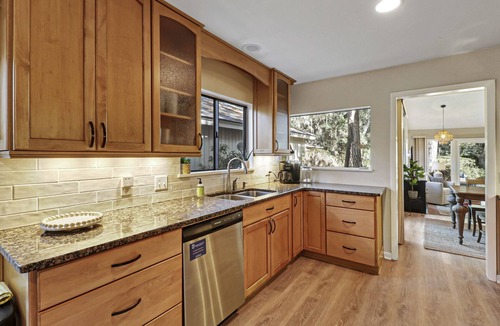Lawton Woods House | Decorator-designed Sea Pines home with multiple living spaces