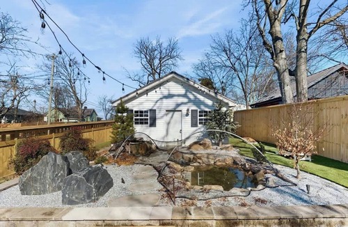 Shelby Hills House | Delightful updated home with furnished patio, washer & dryer, & AC