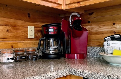 Blue Ridge Cabin | Dog-friendly log cabin with Mountain views, hot tub & game room — near downtown