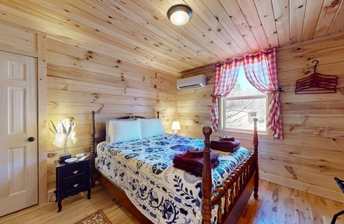 Copper Hill House | Dog-friendly riverfront home near FloydFest with fireplace, river views, & deck