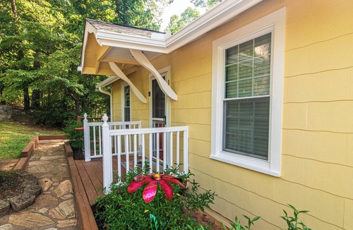 Sunset Cove Cottage | Enjoy the sunrise in the trees at Lake Lure
